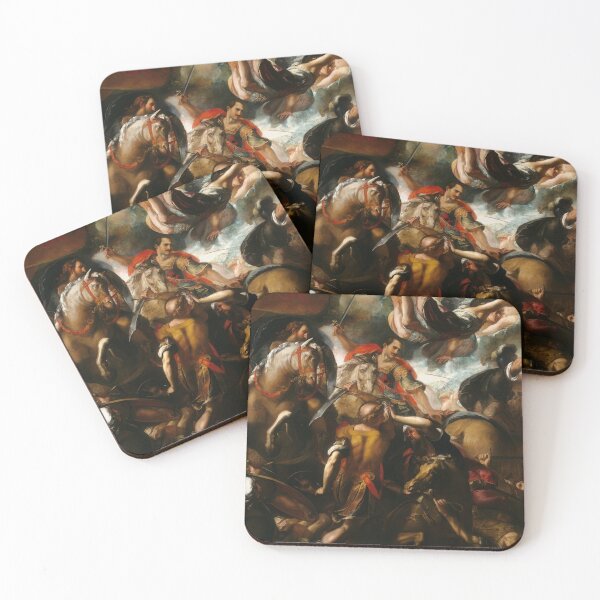 Item preview, Saint James Battle Compostela Procaccini Baroque Dramatic Religious Painting designed and sold by TheSoulOfArt.