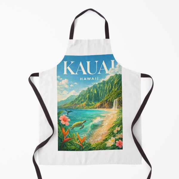 Item preview, Kauai Hawaii Na Pali Coast Tropical Beach Waterfall Island designed and sold by Places On Earth.