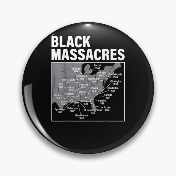 Item preview, Black Massacres History Map Afro American Straggle Awareness designed and sold by Ivanbrockhouse.