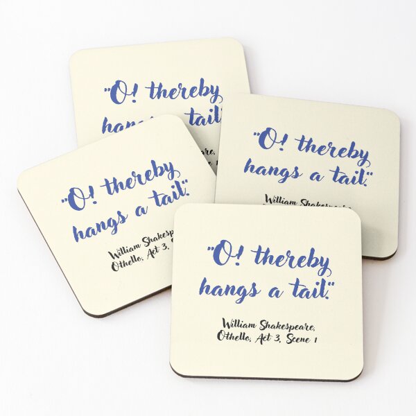 Item preview, Chill Shakespeare Quote from Othello designed and sold by CharlottePlaceArt.