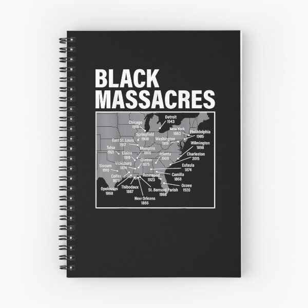 Item preview, Black Massacres History Map Afro American Straggle Awareness designed and sold by Ivanbrockhouse.