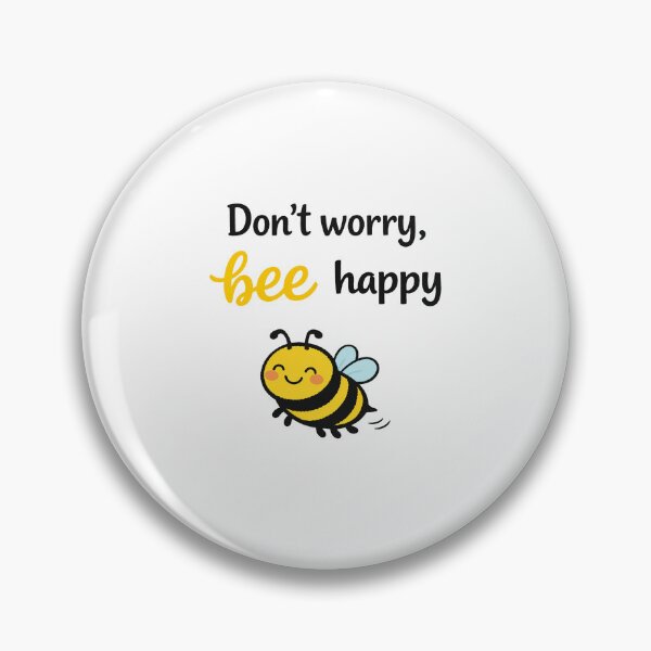 Item preview, Don't Worry, Bee Happy! designed and sold by lemurdesigns.