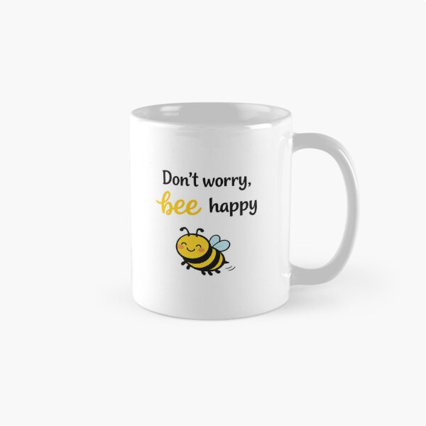 Item preview, Don't Worry, Bee Happy! designed and sold by lemurdesigns.