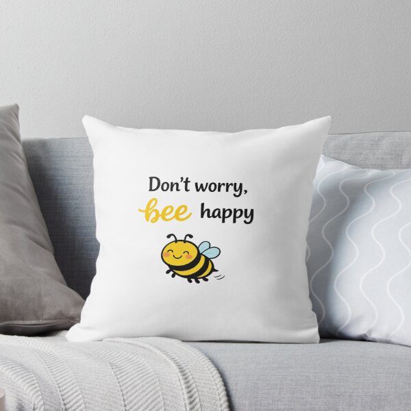 Item preview, Don't Worry, Bee Happy! designed and sold by lemurdesigns.