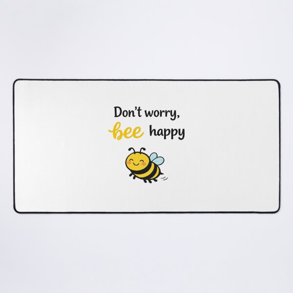 Item preview, Don't Worry, Bee Happy! designed and sold by lemurdesigns.