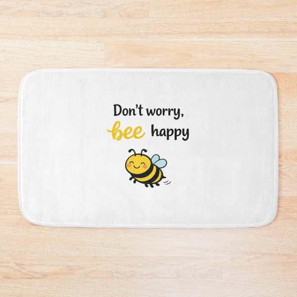 Item preview, Don't Worry, Bee Happy! designed and sold by lemurdesigns.