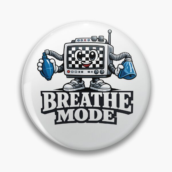 Item preview, Breathe Mode Respiratory Therapist Ventilator Medical Oxygen Therapy Design designed and sold by ClinicalHubs.
