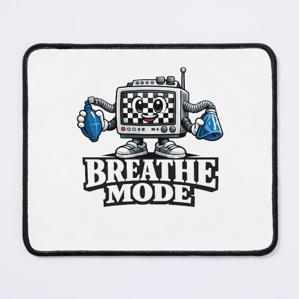 Item preview, Breathe Mode Respiratory Therapist Ventilator Medical Oxygen Therapy Design designed and sold by ClinicalHubs.