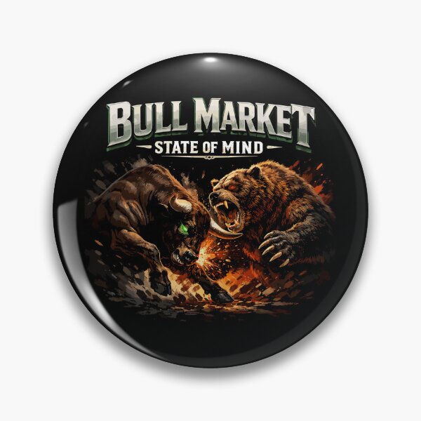 Item preview, Bull Market State of Mind – Bull vs. Bear Design designed and sold by Pineapple-Tree.