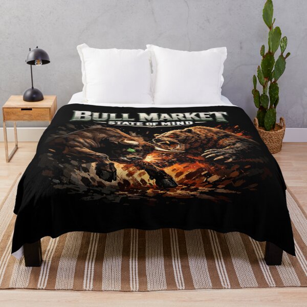 Item preview, Bull Market State of Mind – Bull vs. Bear Design designed and sold by Pineapple-Tree.