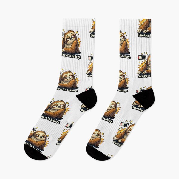 Item preview, Working at 3% Battery Sloth designed and sold by MonkiFlipp.