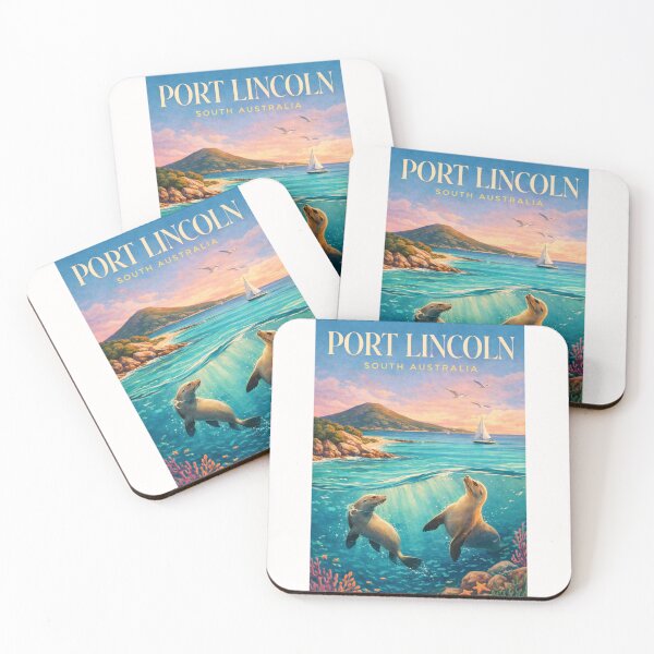 Item preview, Port Lincoln South Australia Sea Lions Ocean Wildlife Coast designed and sold by Places On Earth.