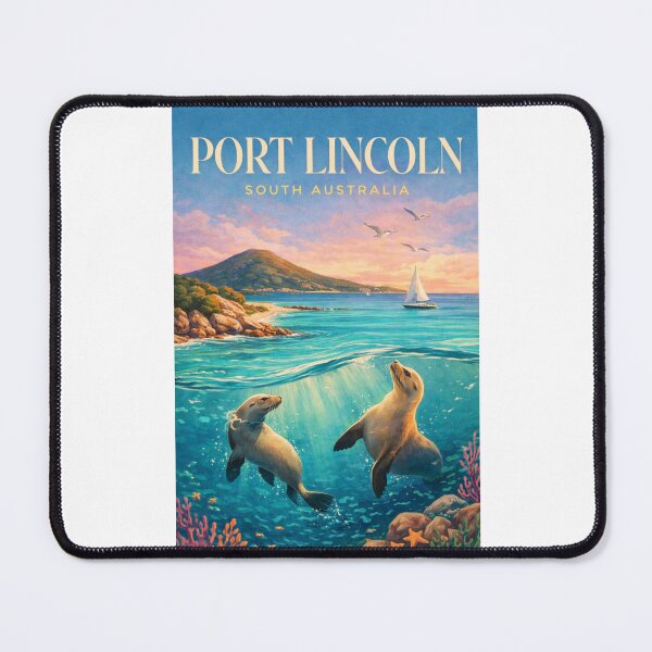 Item preview, Port Lincoln South Australia Sea Lions Ocean Wildlife Coast designed and sold by Places On Earth.