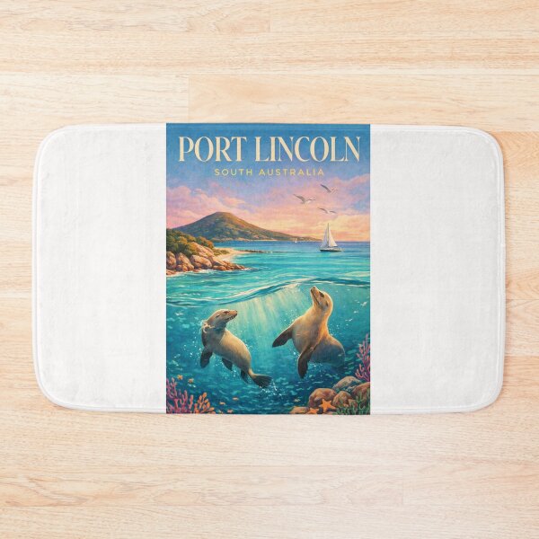 Item preview, Port Lincoln South Australia Sea Lions Ocean Wildlife Coast designed and sold by Places On Earth.