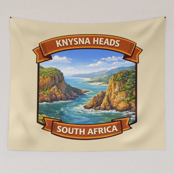 Item preview, Knysna Heads, South Africa - Coastal Cliffs designed and sold by Myra365Art.
