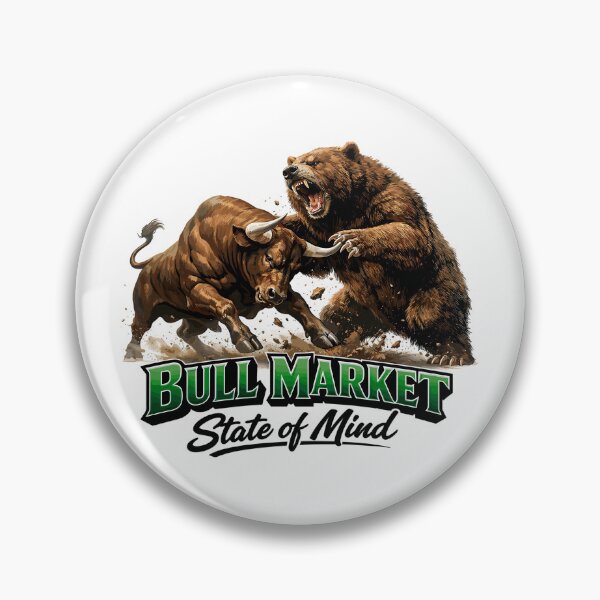 Item preview, Bull Market State of Mind – Bull vs. Bear Design designed and sold by Pineapple-Tree.