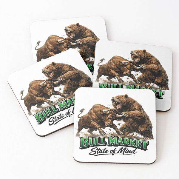 Item preview, Bull Market State of Mind – Bull vs. Bear Design designed and sold by Pineapple-Tree.