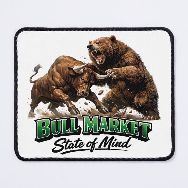 Item preview, Bull Market State of Mind – Bull vs. Bear Design designed and sold by Pineapple-Tree.