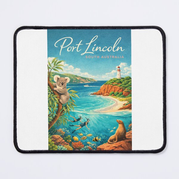 Item preview, Port Lincoln South Australia Coast Koala Ocean Bay Scene designed and sold by Places On Earth.