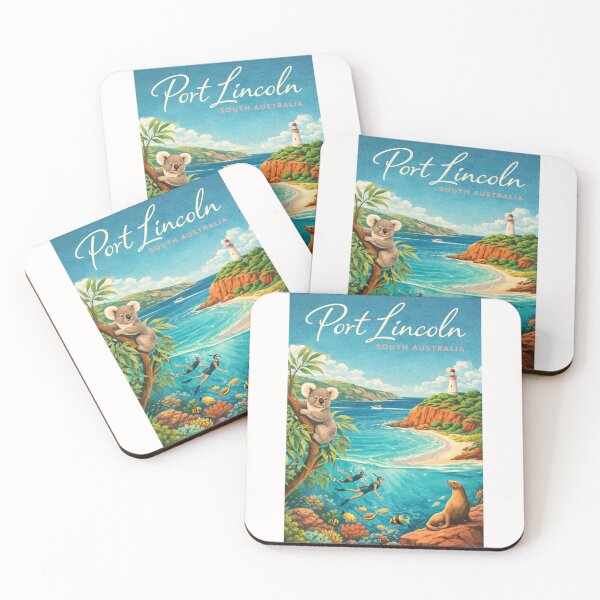 Item preview, Port Lincoln South Australia Coast Koala Ocean Bay Scene designed and sold by Places On Earth.