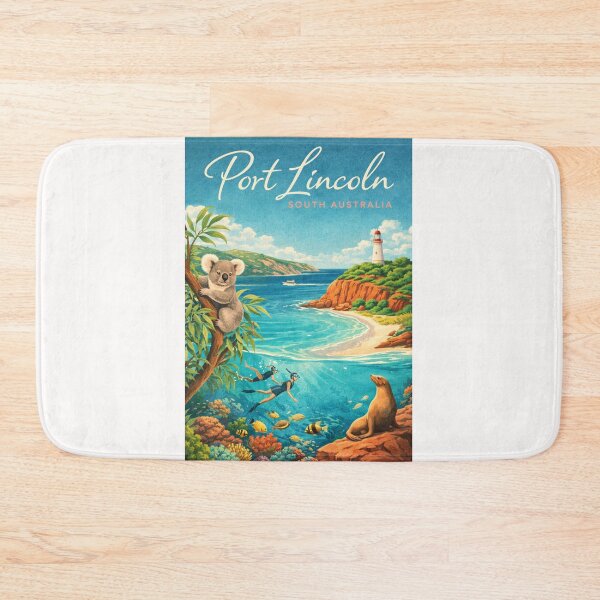 Item preview, Port Lincoln South Australia Coast Koala Ocean Bay Scene designed and sold by Places On Earth.