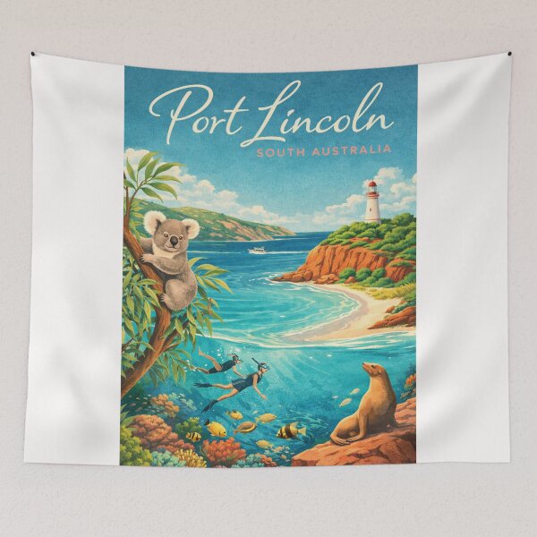 Item preview, Port Lincoln South Australia Coast Koala Ocean Bay Scene designed and sold by Places On Earth.
