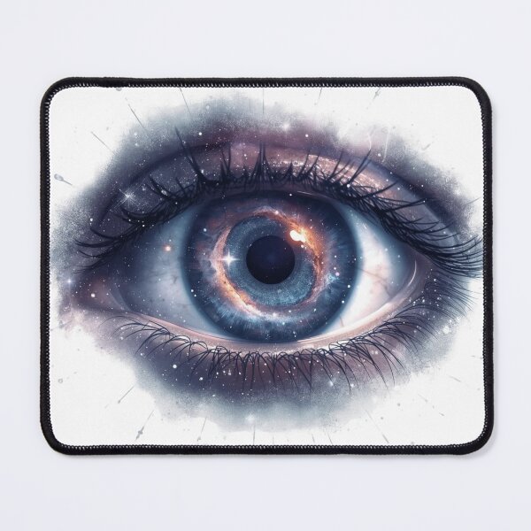 Item preview, Eye of Infinity – Cosmic Vision Surreal Illustration designed and sold by catcurio.