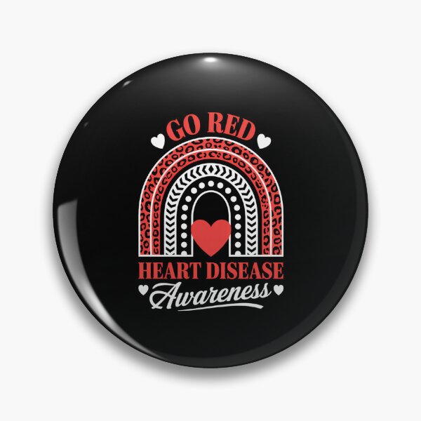 Item preview, Go Red In February We Wear Red Heart Disease Awareness designed and sold by IdunayaStore.