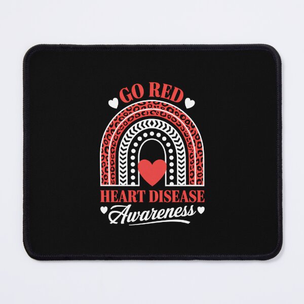 Item preview, Go Red In February We Wear Red Heart Disease Awareness designed and sold by IdunayaStore.