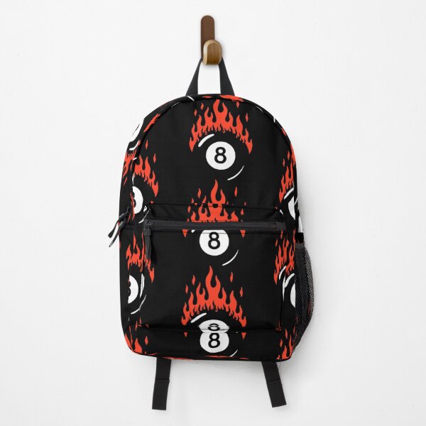 Item preview, Flaming 8-Ball Graphic Art designed and sold by BRU Design.