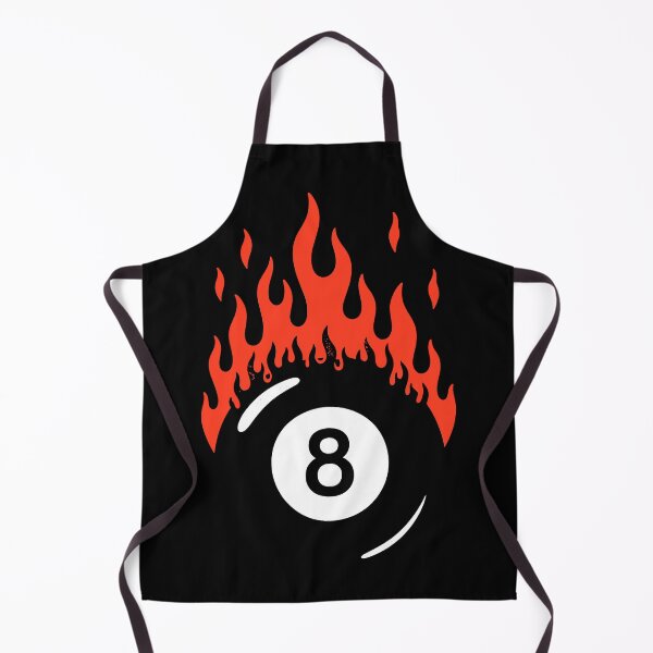 Item preview, Flaming 8-Ball Graphic Art designed and sold by BRU Design.