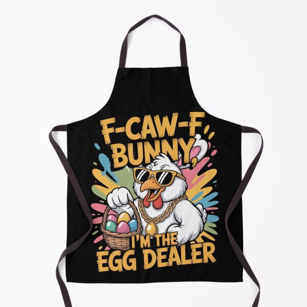 Item preview, F-Caw-F Bunny I'm the Egg Dealer – Funny Easter Chicken Sunglasses Tee V2 designed and sold by DarylWelsh2024.