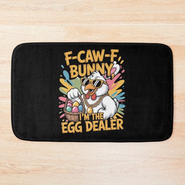Item preview, F-Caw-F Bunny I'm the Egg Dealer – Funny Easter Chicken Sunglasses Tee V2 designed and sold by DarylWelsh2024.