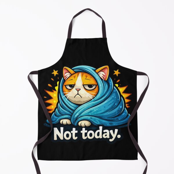 Item preview, Not Today Cat Meme designed and sold by MonkiFlipp.