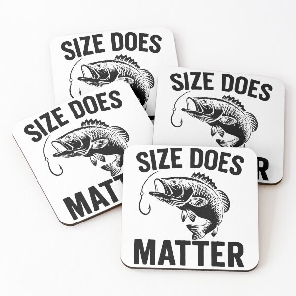 Item preview, Size Does Matter - Funny Angler T-Shirt designed and sold by Pineapple-Tree.