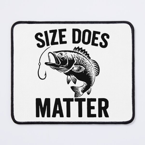 Item preview, Size Does Matter - Funny Angler T-Shirt designed and sold by Pineapple-Tree.