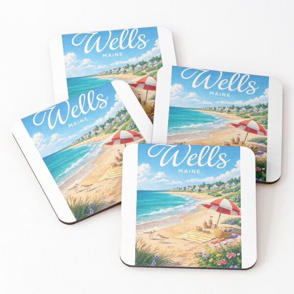 Item preview, Wells Maine Sandy Beach Atlantic Coast York County Seaside designed and sold by Aryabek.