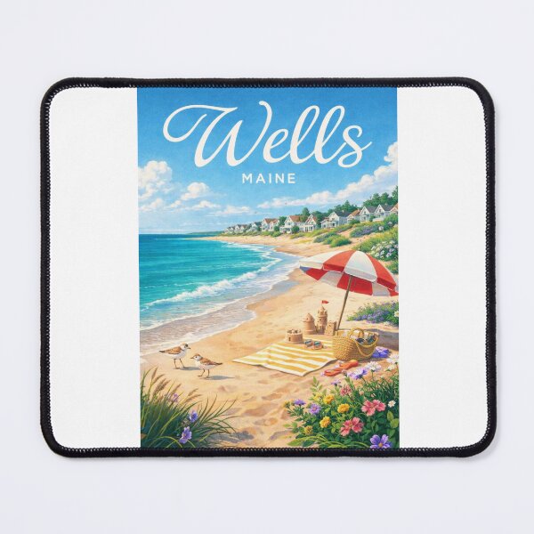 Item preview, Wells Maine Sandy Beach Atlantic Coast York County Seaside designed and sold by Aryabek.