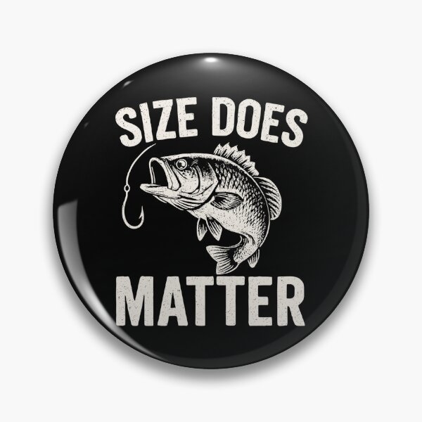 Artikelvorschau, Size Does Matter - Lustiges Angler T-Shirt entworfen und verkauft von Pineapple-Tree.
