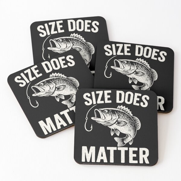 Item preview, Size Does Matter - Funny Angler T-Shirt designed and sold by Pineapple-Tree.
