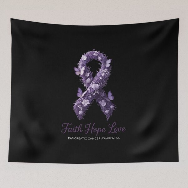 Item preview, In November We Wear Purple Ribbon Pancreatic Cancer Awareness designed and sold by IdunayaStore.