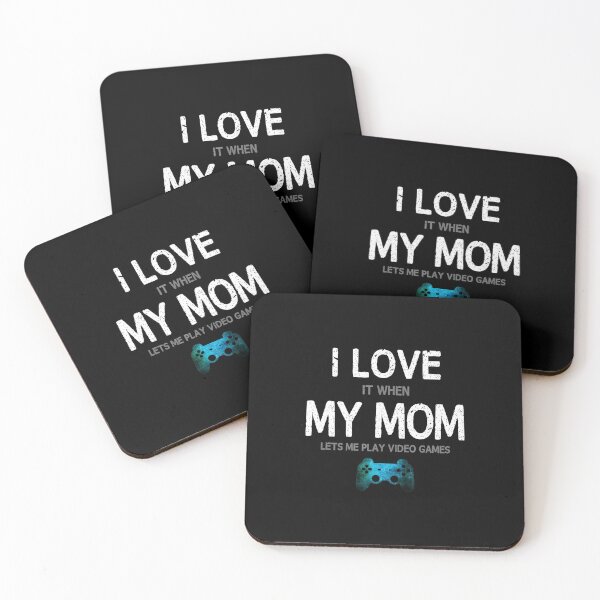 Item preview, I Love Mom Video Games Funny Gamer Quote  designed and sold by FGTV2021.