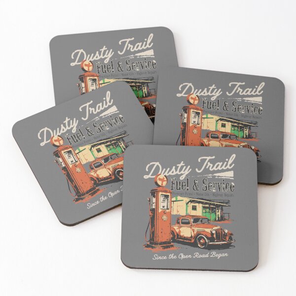 Item preview, vintage gas station - retro car - hot rod design - western americana - cowboy aesthetic - desert highway - rustic mechanic - petrol station art - old school automotive - frontier style designed and sold by JansenGS.