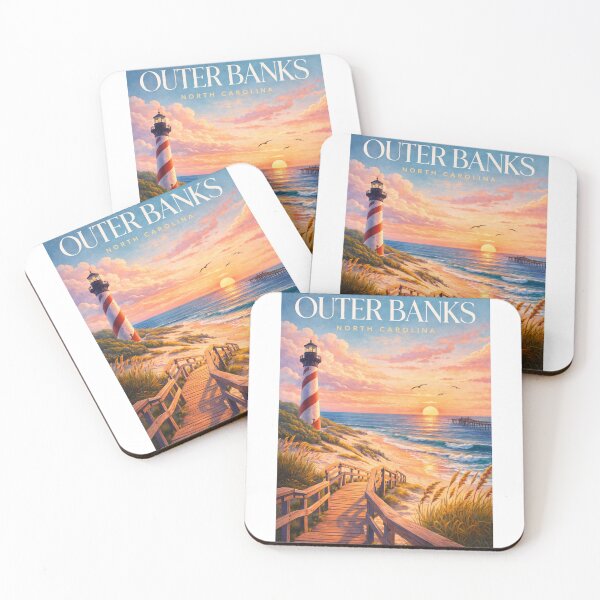 Item preview, Outer Banks North Carolina Cape Hatteras Lighthouse Sunset Coast designed and sold by Aryabek.