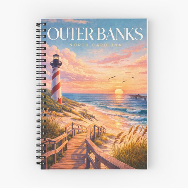 Item preview, Outer Banks North Carolina Cape Hatteras Lighthouse Sunset Coast designed and sold by Aryabek.