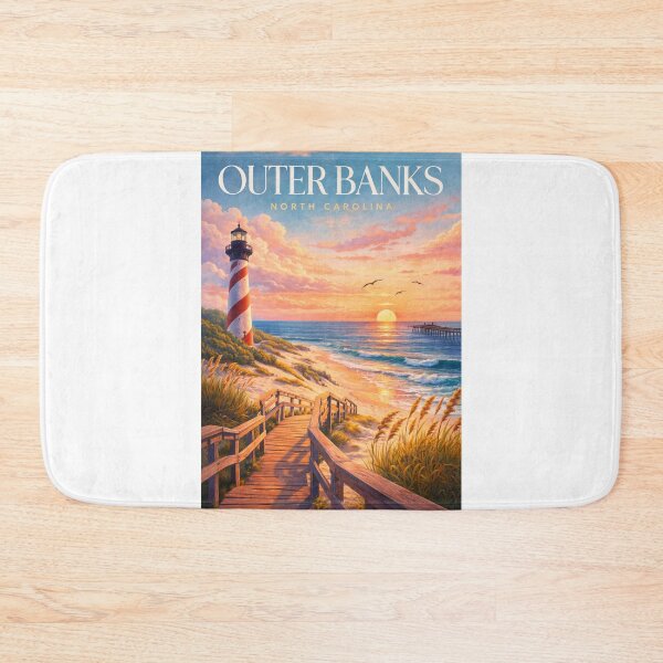 Item preview, Outer Banks North Carolina Cape Hatteras Lighthouse Sunset Coast designed and sold by Aryabek.