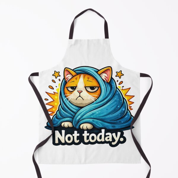 Item preview, Not Today Cat designed and sold by MonkiFlipp.
