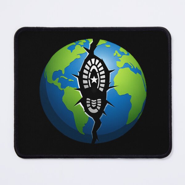 Item preview, Planet Kick Crack - World's Strongest Boot Print Illustration designed and sold by Art-Selling.