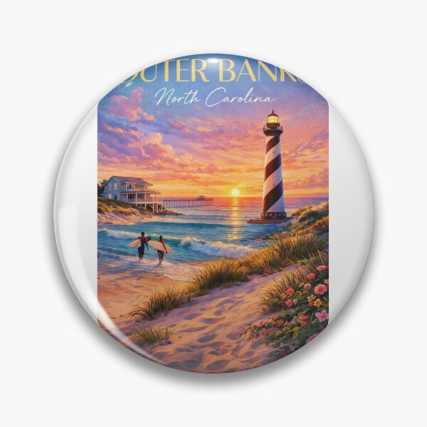 Item preview, Outer Banks North Carolina Lighthouse Beach Atlantic Barrier Islands designed and sold by Aryabek.