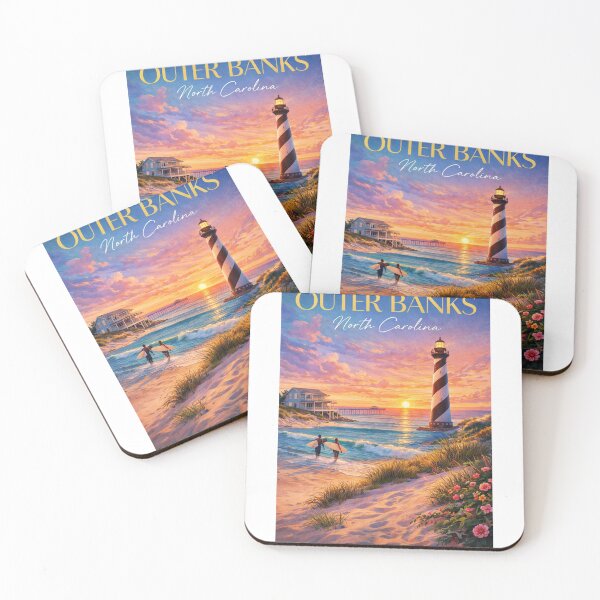 Item preview, Outer Banks North Carolina Lighthouse Beach Atlantic Barrier Islands designed and sold by Aryabek.